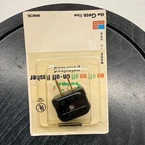 VTG NOS Gem Electric On-Off Flasher Polarized Bakelite Plug Winker made in USA